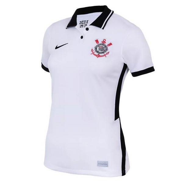 Trikot Corinthians Paulista Heim Damen 2020-21 Weiß Fussballtrikots Günstig